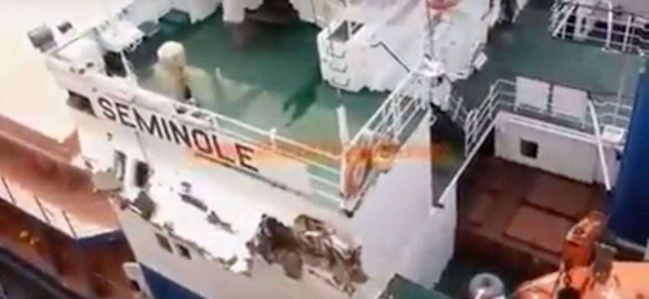 24 ottobre 2015 collisione fra il cargo maltese e una nave ormeggiata in banchina Errore di manovra